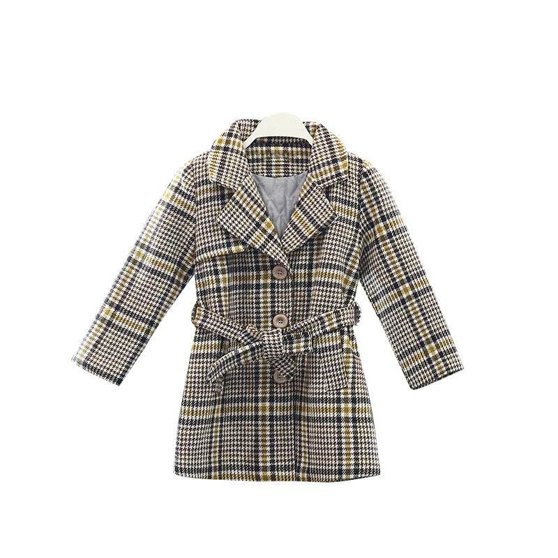 Детская одежда пальто для девочек Новая детская куртка на осень и зиму Стеганое с