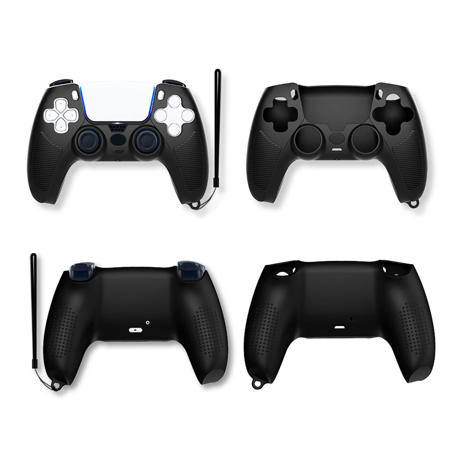 

Gamepad Protective Case For PS5 Controller Shockproof Dustproof Non-slip Silicone Cover Shell For PlayStation 5 Game Controller
