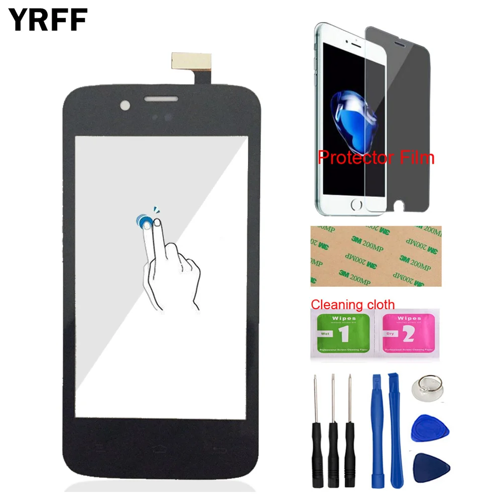 4 ''сенсорный экран стекло для FLY IQ440 Energie IQ 440 Передний сенсорный дигитайзер