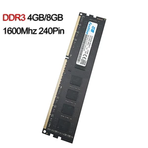 ddr3 4gb8gb 1600mhz 240pin ram computer memory card stick for desktop pc computer free global shipping