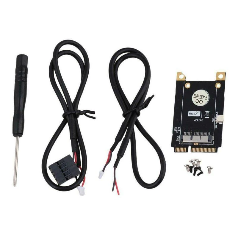 Адаптер версии 3 0 для BCM94360CD модуля к Mini PCI-E 52Pin интерфейс без диска Простая