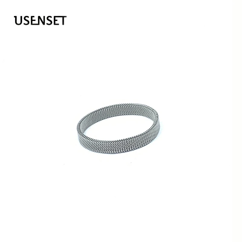 Эластичный браслет из нержавеющей стали для мужчин и женщин регулируемые