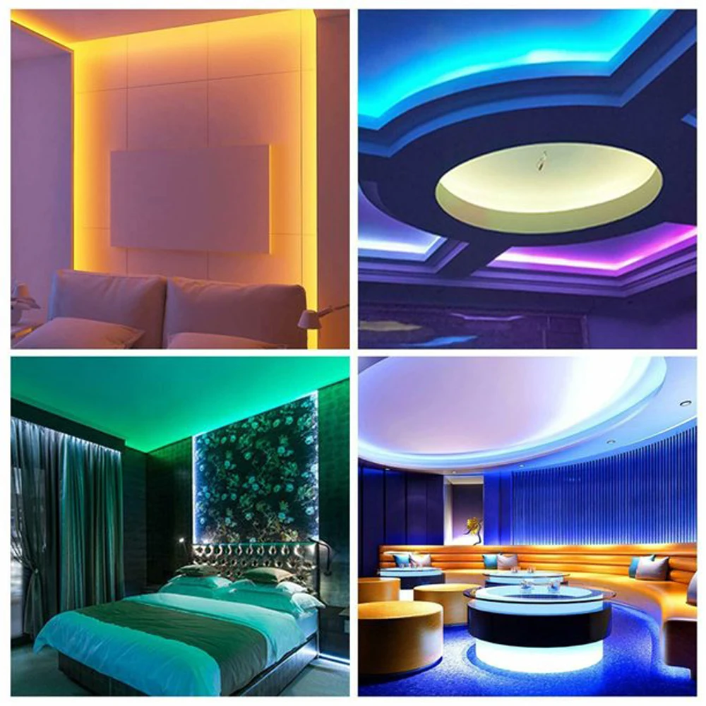 Светодиодная ленсветильник RGB 5050 световой канасветильник s музыка синхронизация