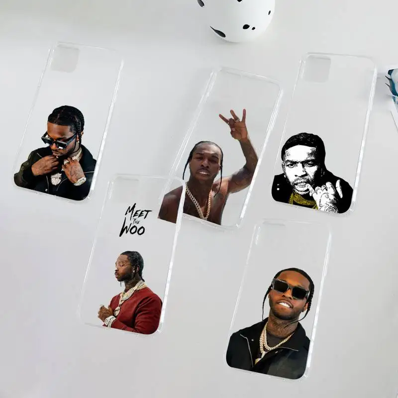 

pop smoke Phone Case Clear Transparent for iPhone 11 12 13 mini pro XS MAX 8 7 6 6S Plus X 5S SE XR 2020