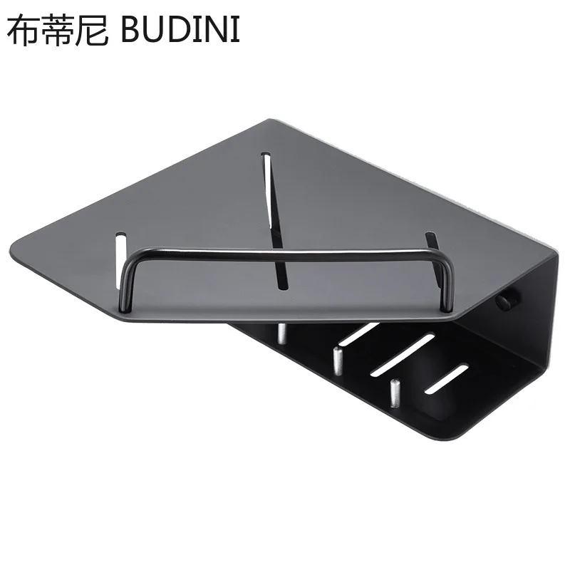 Космические алюминиевые плавающие полки для ванной комнаты крючки хранения