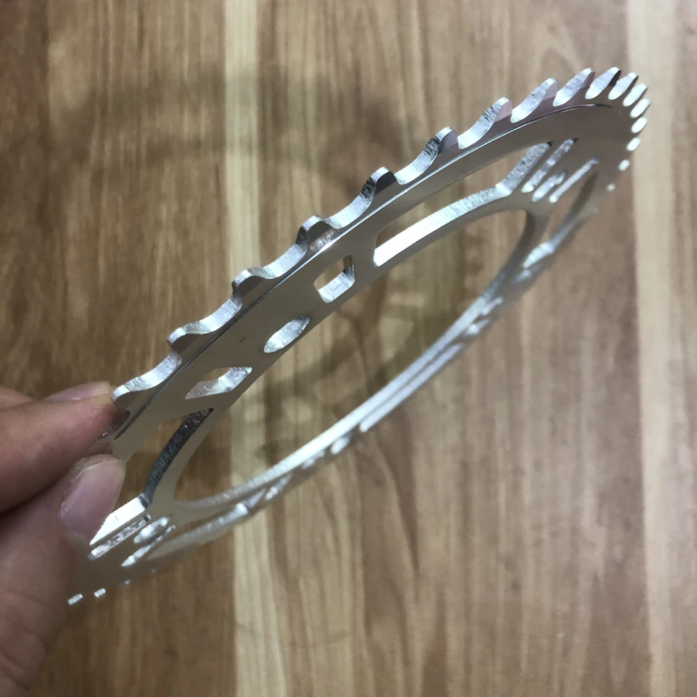 Fixie Велосипедное кольцо односкоростное колесо 46T 170 мм алюминиевый фиксированный