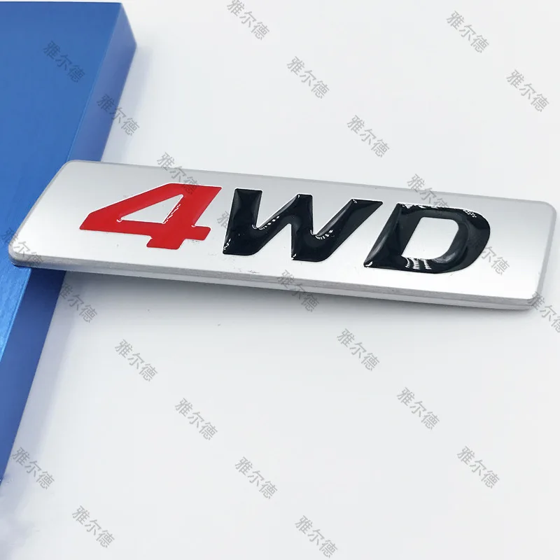 1 шт. хромированная металлическая 3d наклейка эмблема 4WD 4X4 значок для стайлинга
