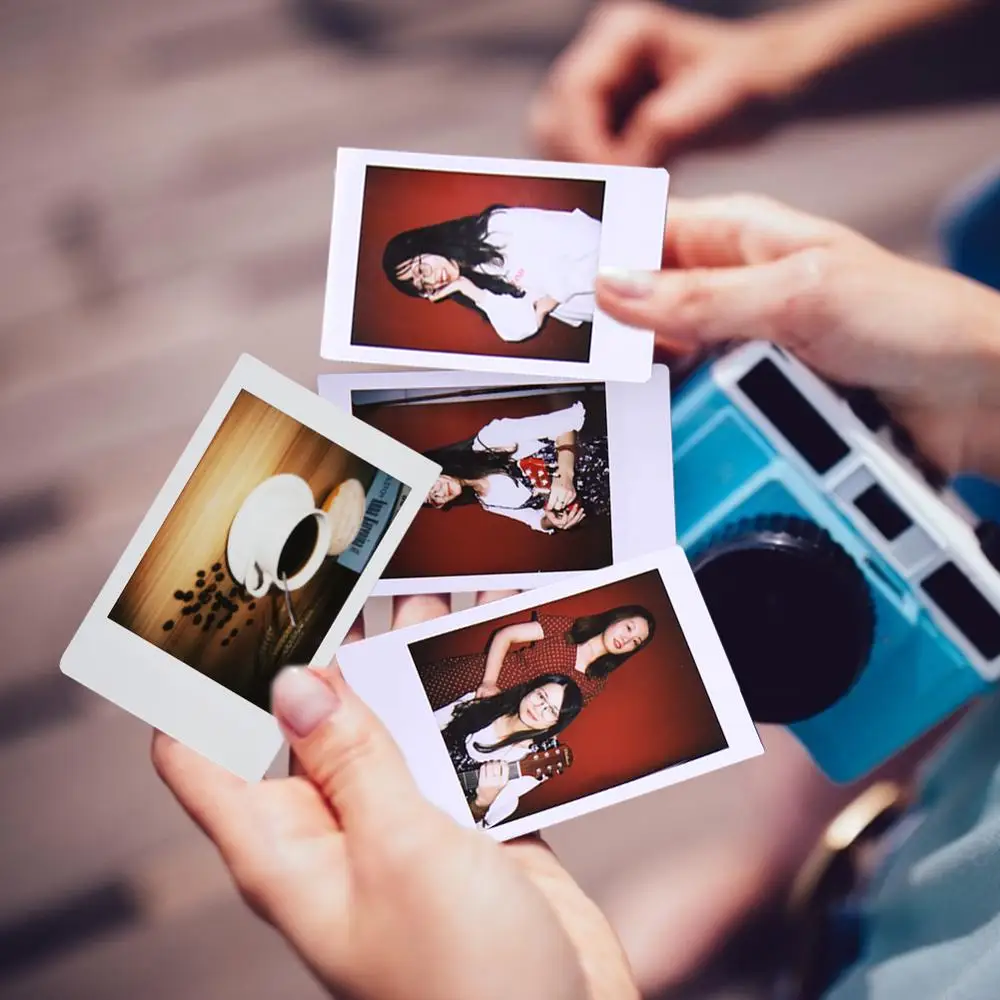 Новые 10 100 листов для Fujifilm Instax Mini белая пленка мгновенная фотобумага 8 9 7s 70 25 50s 90 SP 1