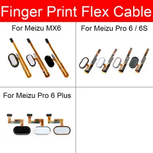 Imported Home Button Flex Cable For Meizu Pro 6  6s Plus Menu Key Fingerprint Recognition Sensor Flex Ribbon 
