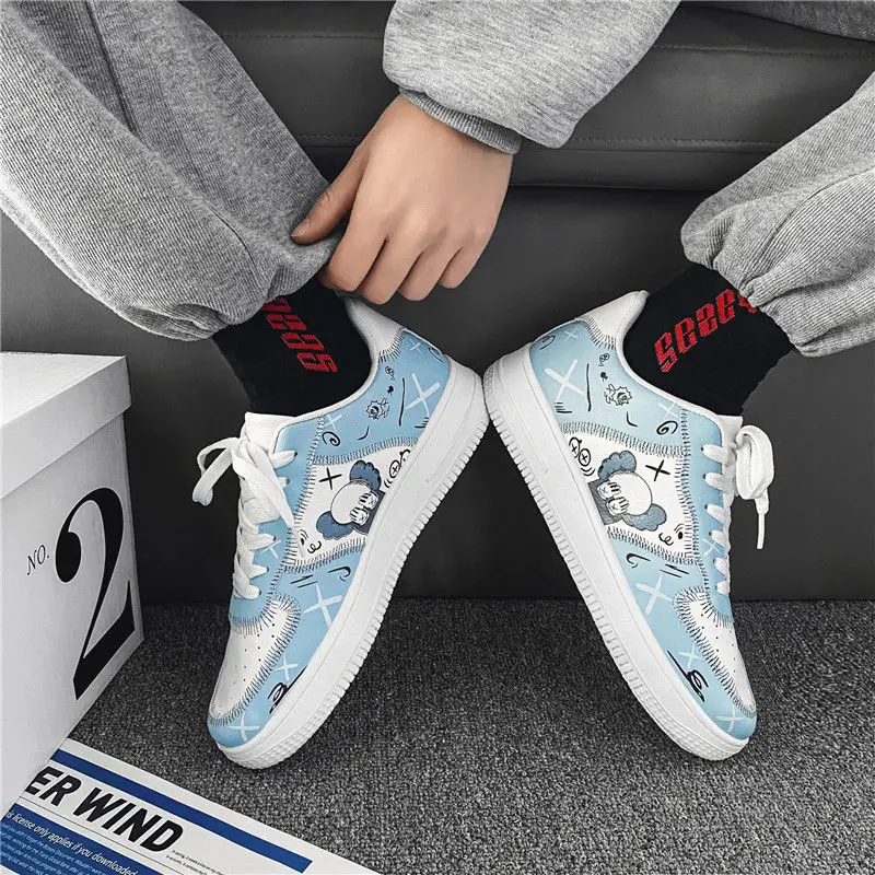 

Anime Shoes Sesame Street Sneakers ELMO Men Shoes COOKIE MONSTER Vulcanized Shoes BIG BIRD Cartoon Cosplay Sneakers for Women
