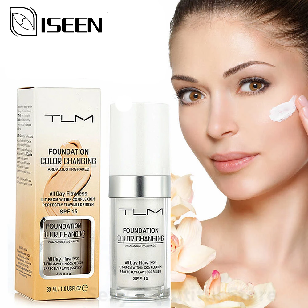 30 мл Волшебная меняющая цвет жидкая основа для макияжа покрытие лица консилер