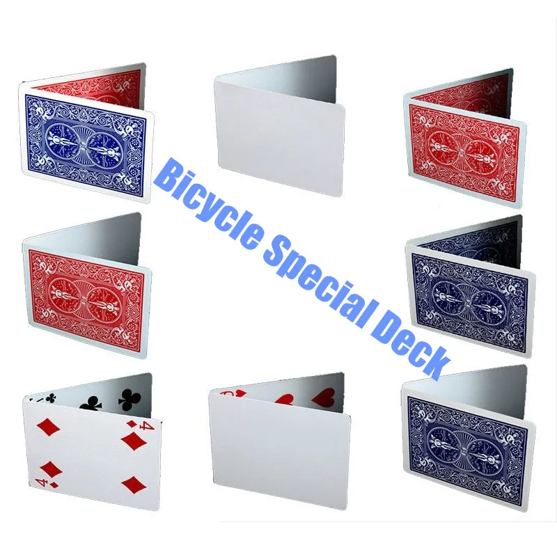 1 Deck Bicycle Double Blank Playing Cards Gaff Magic Cards Poker Special Props Close Up Stage Magic Trick for Magician Free Ship
1 Deck Bicycle Double Blank Playing Cards Gaff Magic Cards Poker Special Props Close Up Stage Magic Trick for Magician Free Ship