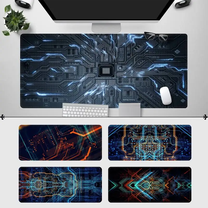 

Pattern Circuit Board wallpaper Gaming Mouse Pad Gaming Pad Large Big Mouse Mat Desktop Mat Computer Mouse pad For Overwatch