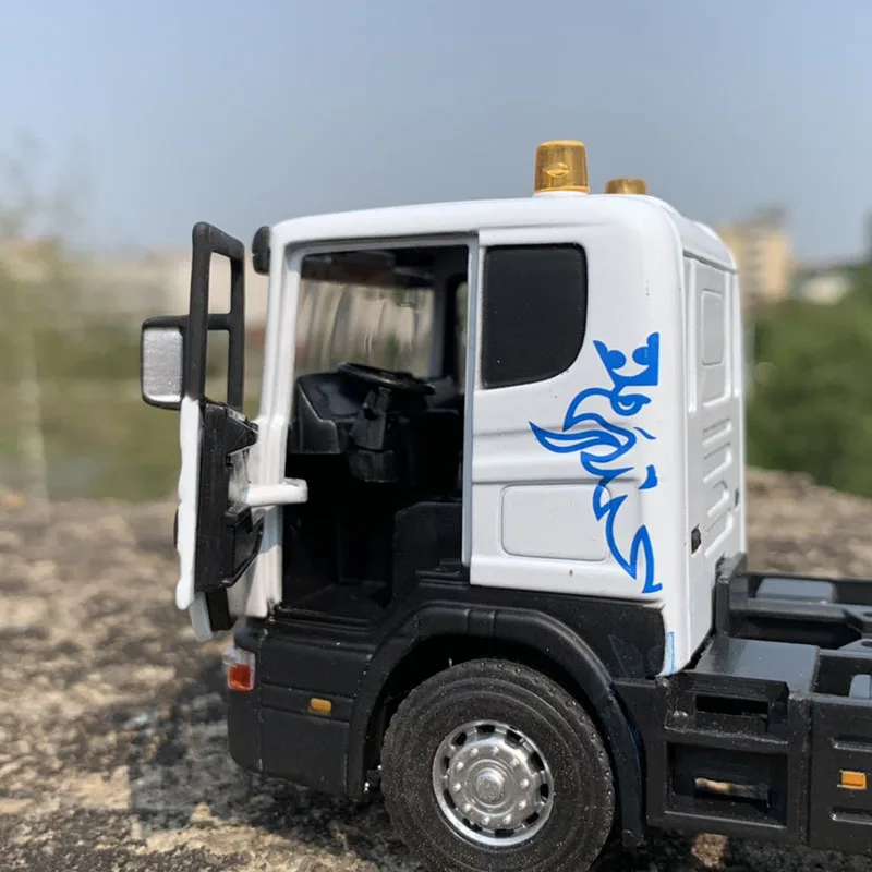 Литье под давлением 1/43 классический американский SCANIA трактор прицеп грузовик