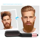 Многофункциональная щетка для волос, расческа для волос, выпрямитель для бороды, выпрямитель, электрический выпрямитель, быстрый стайлер для мужчин