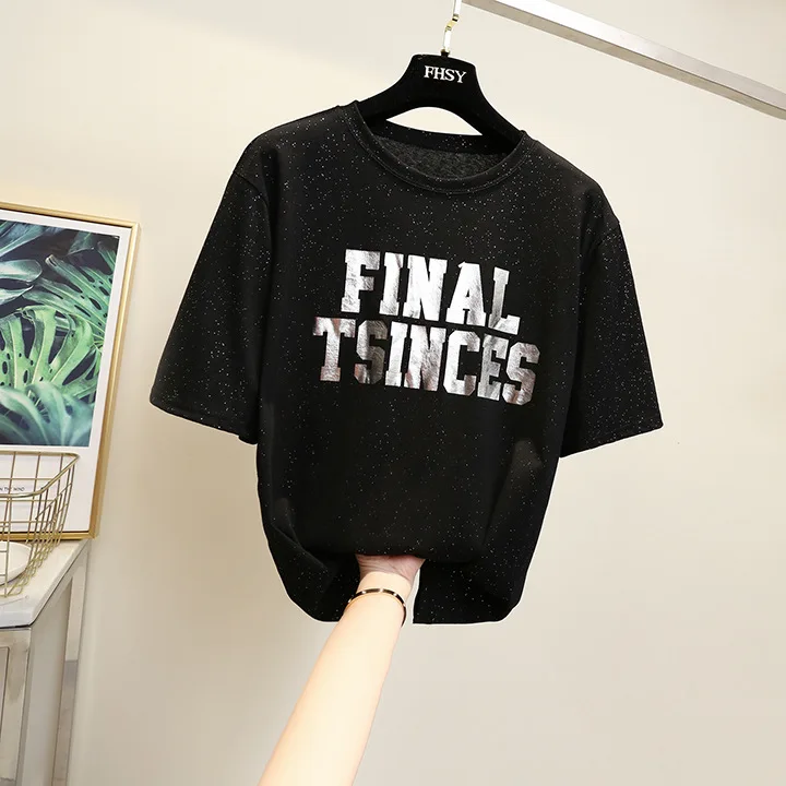 

High quality classic casual breathable summer hot short sleeve women's T-shirt