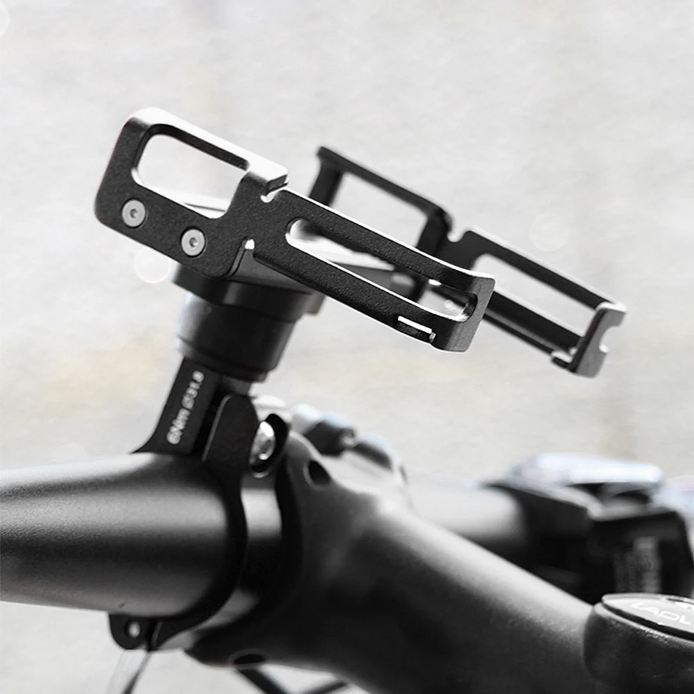 360 Degree Rotating Universal Aluminium Alloy Bicycle Phone Holder Smartphone Bike Support Anti-Slip Mount Mobile Bracket | Спорт и