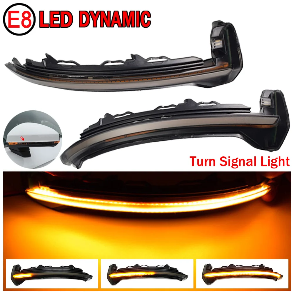 

LED Dynamic Turn Signal Blinker Flowing Water Blinker Flashing Light For Audi TT TTS TT RS MK3 8S 2015-2020 R8 2016- 2020