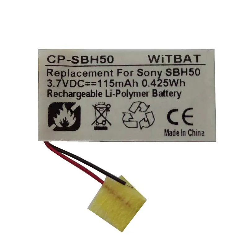 Аккумулятор TTVXO для Sony SBH50 SBH52 беспроводная Bluetooth гарнитура аккумулятор
