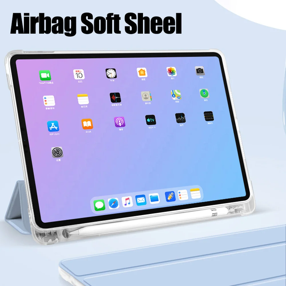 

For iPad Air 4 Case 10.9 iPad Mini4/5 Transparent Case for iPad 10.2 10.5 iPad 11 Case iPad 9.7 iPad Air 2