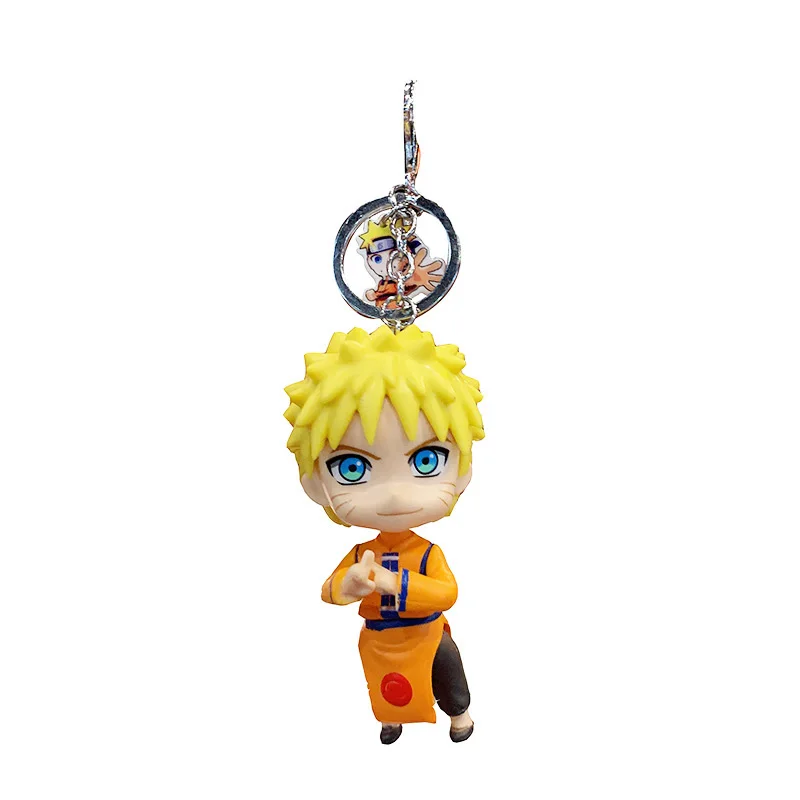Anime Naruto KeyChain Kakashi Gaara Sasuke Akatsuki Members Hyuga Hinata Itachi Pendants Keyring Gift | Игрушки и хобби