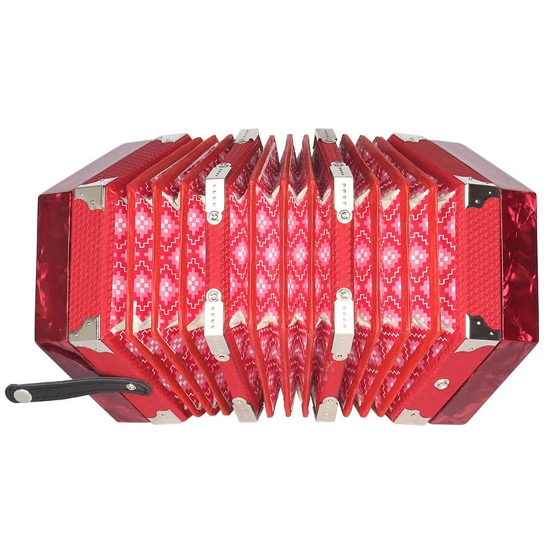 Гармоники концертино типа гармошка 20-кнопка 40-Рид англо Стиль с сумкой для