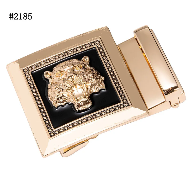 Модная Автоматическая пряжка для ремней с леопардовой головкой 3 5 см храповым