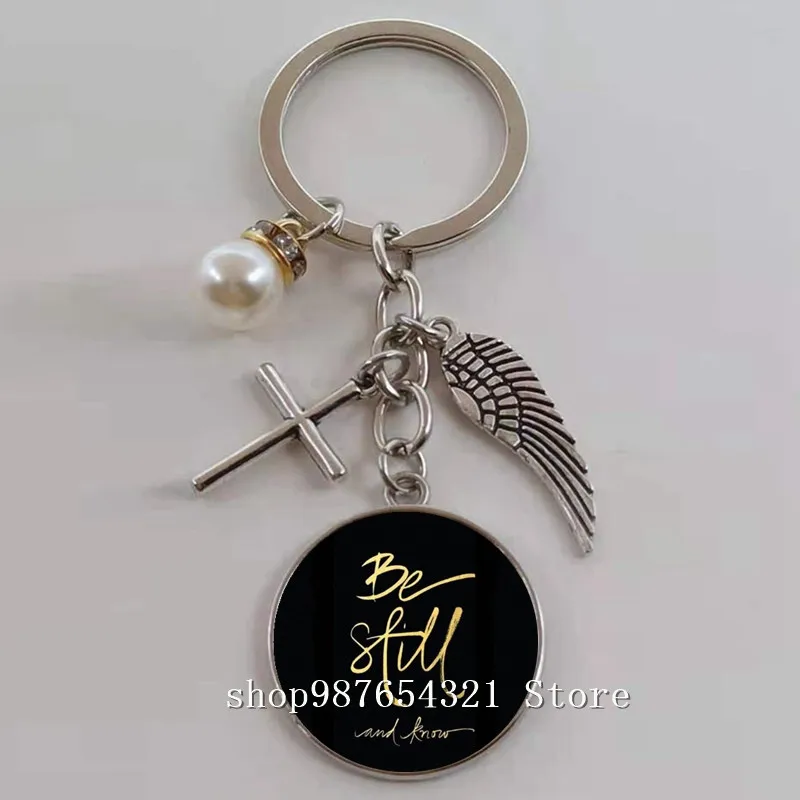 Новая библейская цитата на брелке для ключей - цитаты веры, христианская бижутерия для друзей, женщин и мужчин, вдохновляющие подарки на.