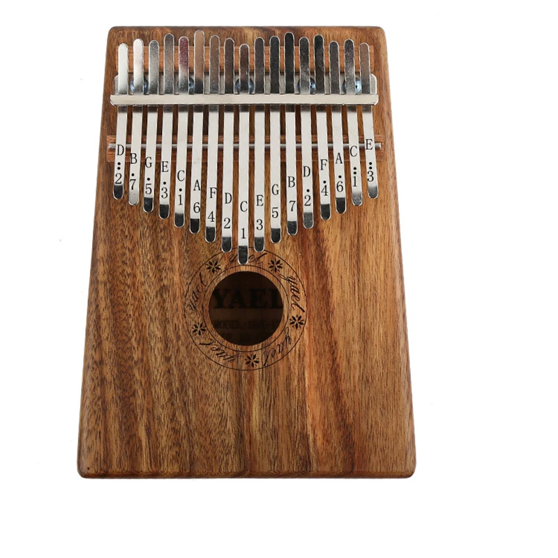 Kalimba 17 клавиш Marimba Африканский большой палец пианино Mbira Пальчиковое ударная