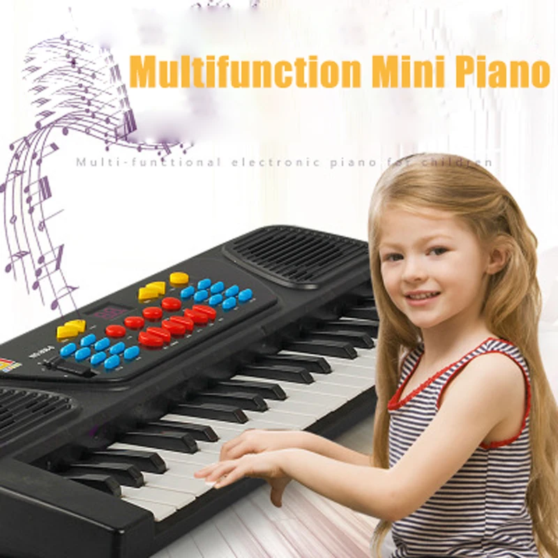 Дети 37 клавиш мини моделирование электрическая клавиатура пианино игрушка с
