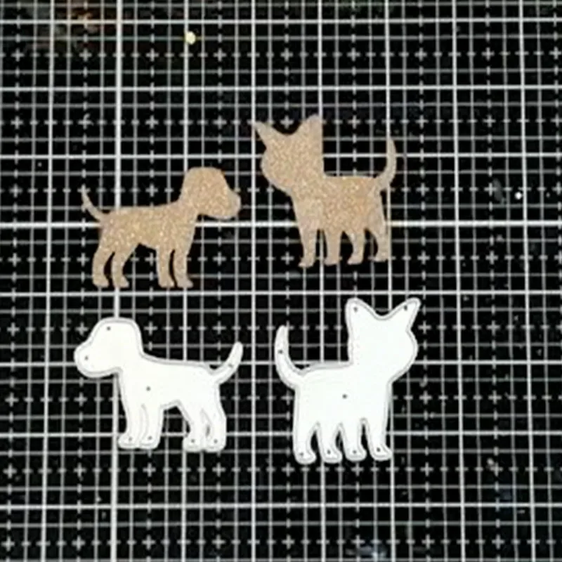 GJCrafts собака металлический Трафаретный вырубной Штамп Новый 2019 Pet Изготовление