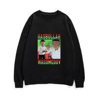 hasbulla fighting meme sweatshirt fan gift mini khabib blogger streetwear man woman oversized eu size pullover mens sweatshirts