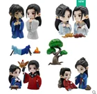 Новое поступление, искусственная игрушка из ПВХ с надписью WORD OF HONOR Shan He Ling Wen Kexing Zhou Zishu, 8 см, акриловая фигурка, декор для сцены, Рабочий стол