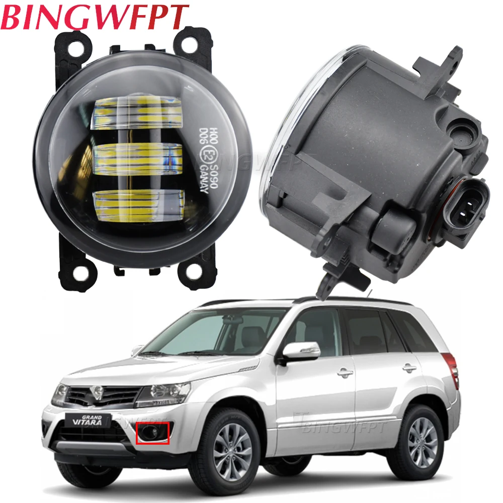 Светодиодный ные Противотуманные фары для Suzuki Grand Vitara Alto Swift Ignis Jimny SX4 Splash XL-7 1998-2015