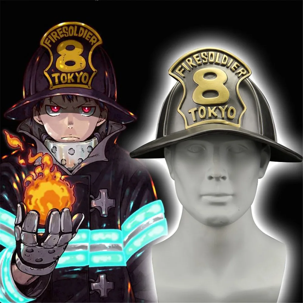 Шлем пожарной силы в стиле аниме Enn No Shouboutai шапка Shinra Kusakabe для косплея fisaldier 8 шлем