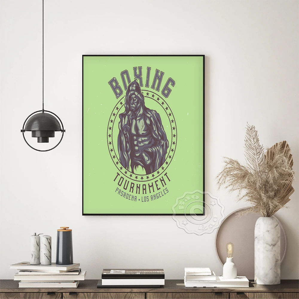 Боксерский истребитель художественные принты плакат Бойцовский клуб