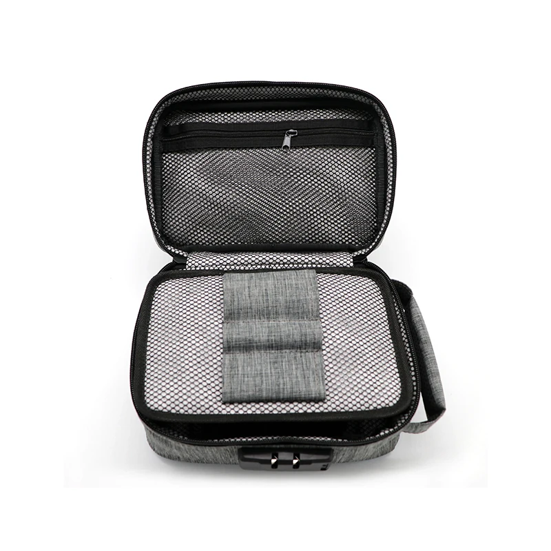 

Lockable Smell Proof Bag Zipper English Manual Organizers Box Kitchen Bar