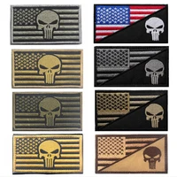 american flag embroidery banner armband military uniform accessories badge sticker hook armband tactical clothing fabric