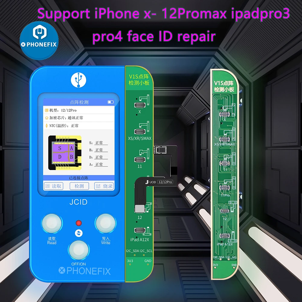 Плата JC для точечного проектора V1S кабель с матрицей X XS XSMAX 11 11Promax iPhone дефектом Face