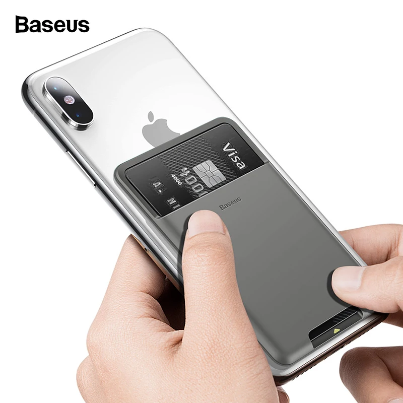 Универсальный чехол-кошелек Baseus для iPhone X Xs, 3 м, силиконовый чехол для телефона samsung Xiaomi