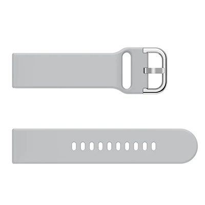 Grey 22 мм силиконовый ремешок для Amazfit GTR 47 мм смарт-часы для Amazfit Pace/Amazfit Stratos 2/2S 3 сменный Браслет - Цвет: Grey