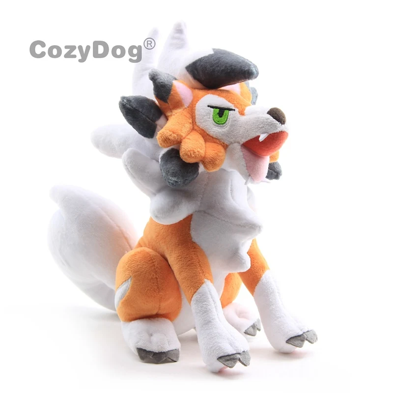 

6 Styels Shiny Lycanroc Dusk Version Plush Dolls Rugarugan Wolf Soft Stuffed Animal Toys Gift 32 cm