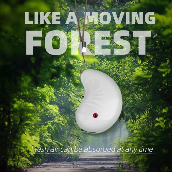 2 шт. подвесной очиститель воздуха для шеи стильный Персональный переносной мини