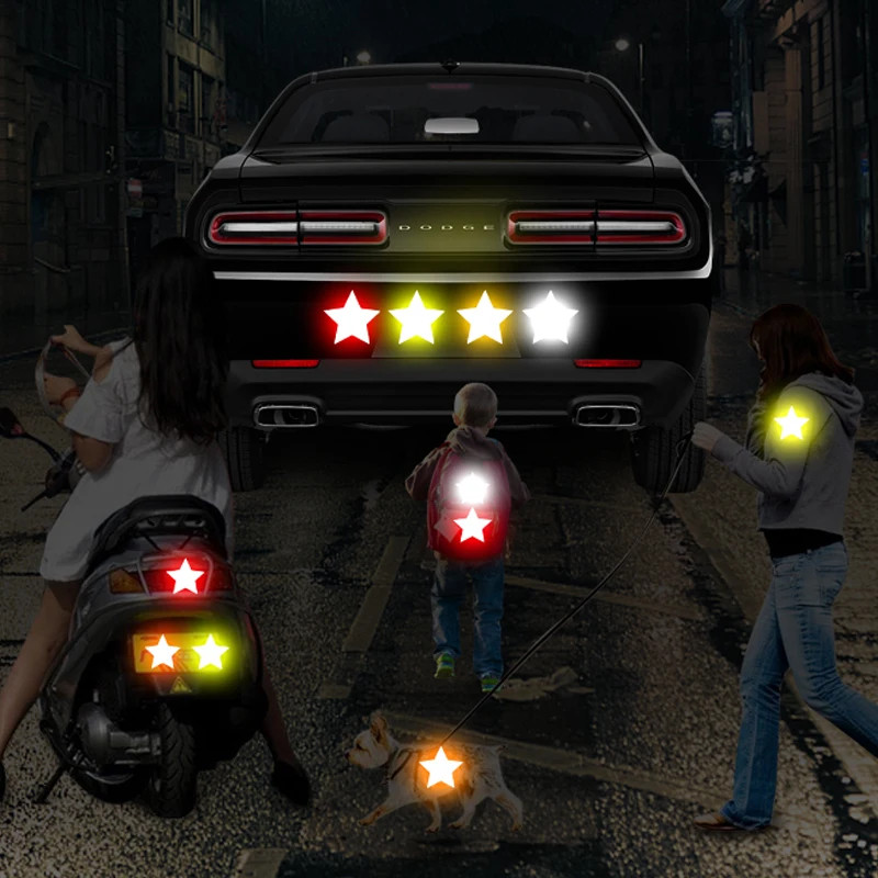 10 шт. отражающие наклейки для автомобиля | Автомобили и мотоциклы