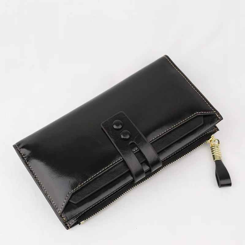 2020 new 8-color leather wallet RFID leather lovers wallet 17 cards large capacity men's long leather wallet