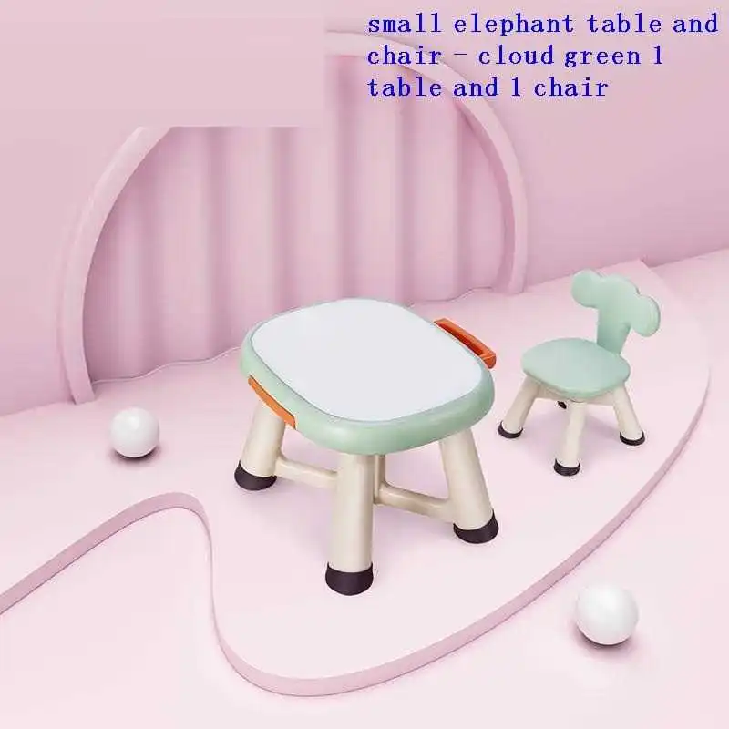 

Avec Chaise Children Y Silla De Estudio Baby Child Chair and Plastic Kindergarten Mesa Infantil Enfant Study for Kids Table