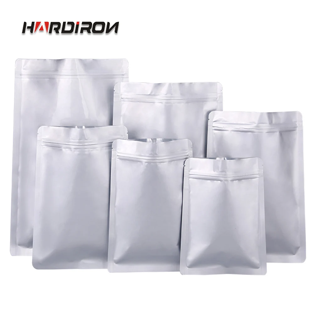HARDIRON утолщенный чистый алюминий Ziplock мешки порошок еда чехол для хранения на