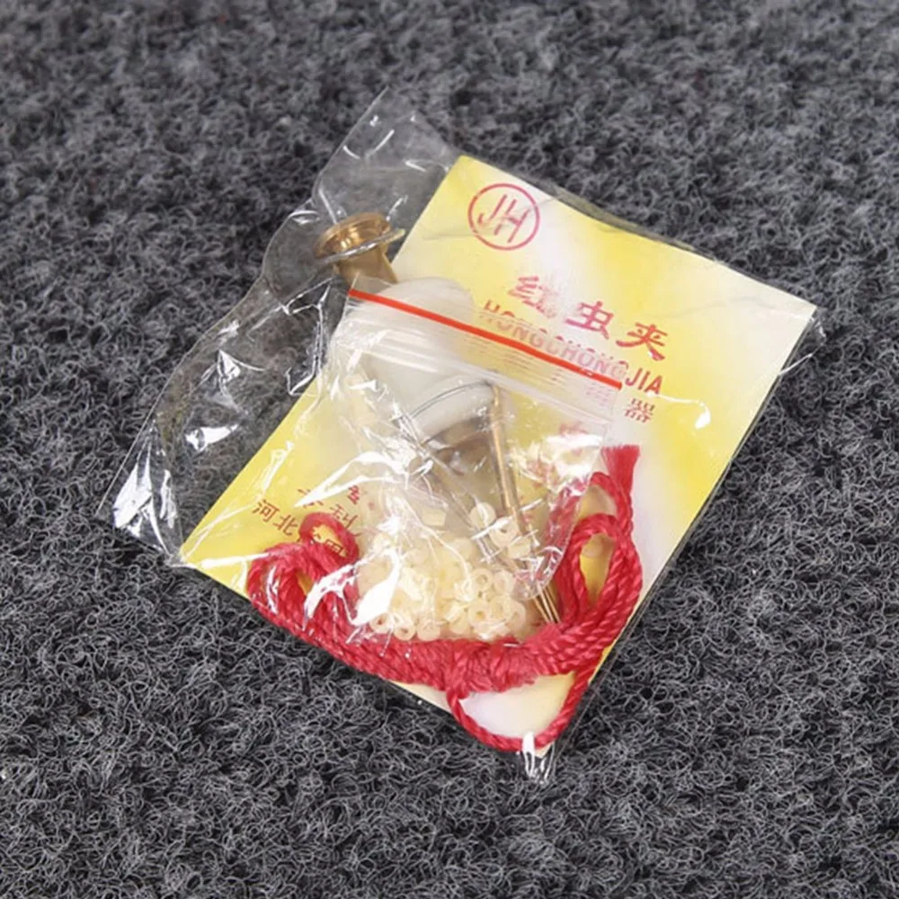 Новый портативный медный зажим для мотыля приманка дождевой червь рыбалки