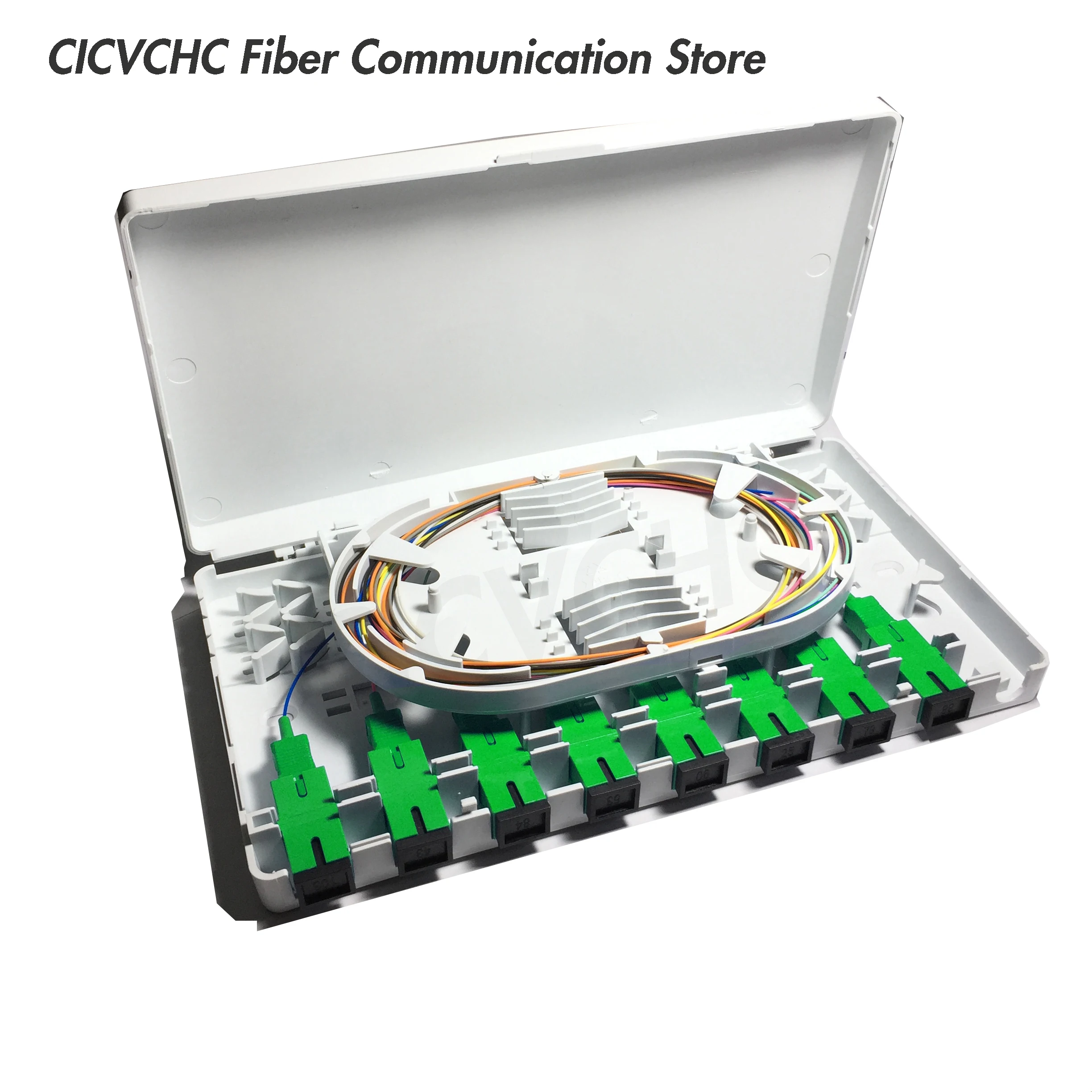 5pcs 8 Port for SC/LC/ST Adapter Fiber Terminal Box  for FTTH