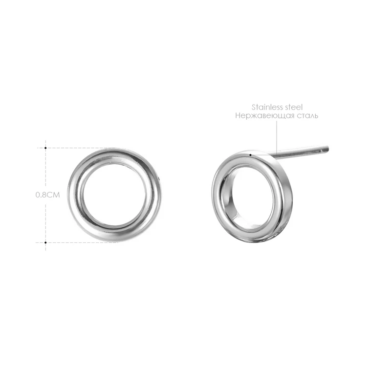 Женские серьги гвоздики золотые и серебряные геометрические подарок для
